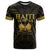 Haiti 1804 T Shirt Polynesian Gold Neg Maron LT05 - Wonder Print Shop