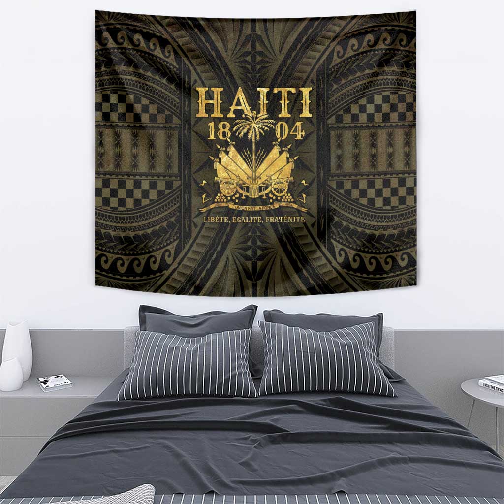 Haiti 1804 Tapestry Polynesian Gold Neg Maron LT05 - Wonder Print Shop