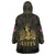 Haiti 1804 Wearable Blanket Hoodie Polynesian Gold Neg Maron LT05 - Wonder Print Shop