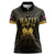 Haiti 1804 Women Polo Shirt Polynesian Gold Neg Maron LT05 - Wonder Print Shop
