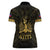 Haiti 1804 Women Polo Shirt Polynesian Gold Neg Maron LT05 - Wonder Print Shop