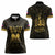 Haiti 1804 Women Polo Shirt Polynesian Gold Neg Maron LT05 - Wonder Print Shop
