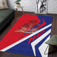 Haiti 1804 Area Rug Coat Of Arms Simple Style LT05 - Wonder Print Shop