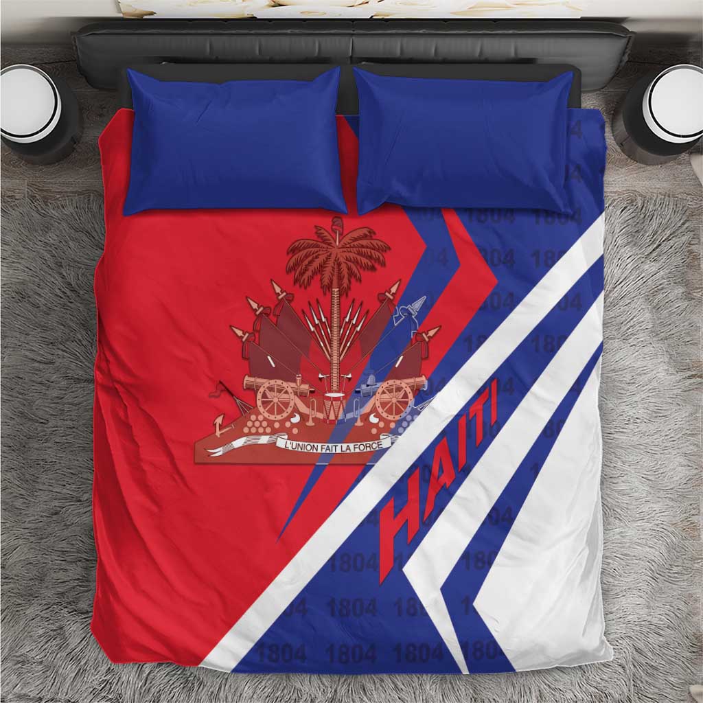 Haiti 1804 Bedding Set Coat Of Arms Simple Style LT05 - Wonder Print Shop