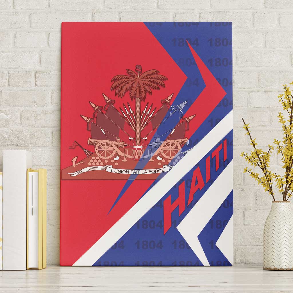 Haiti 1804 Canvas Wall Art Coat Of Arms Simple Style LT05 - Wonder Print Shop