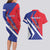 Personalised Haiti 1804 Couples Matching Long Sleeve Bodycon Dress and Hawaiian Shirt Coat Of Arms Simple Style LT05 - Wonder Print Shop