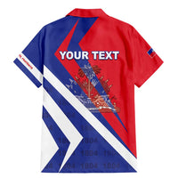 Personalised Haiti 1804 Family Matching Mermaid Dress and Hawaiian Shirt Coat Of Arms Simple Style LT05 - Wonder Print Shop