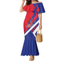 Personalised Haiti 1804 Family Matching Mermaid Dress and Hawaiian Shirt Coat Of Arms Simple Style LT05 - Wonder Print Shop