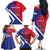 Personalised Haiti 1804 Family Matching Off The Shoulder Long Sleeve Dress and Hawaiian Shirt Coat Of Arms Simple Style LT05 - Wonder Print Shop