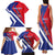 Personalised Haiti 1804 Family Matching Tank Maxi Dress and Hawaiian Shirt Coat Of Arms Simple Style LT05 - Wonder Print Shop