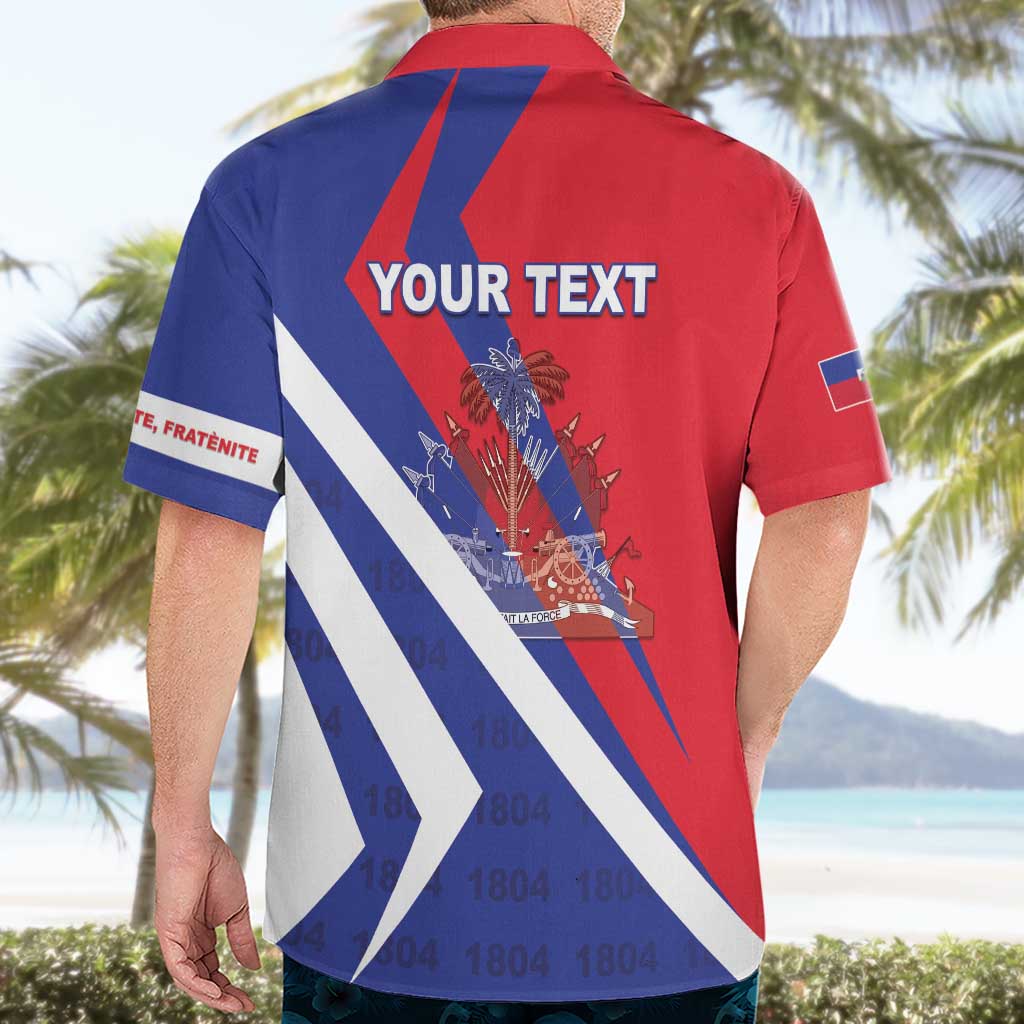 Personalised Haiti 1804 Hawaiian Shirt Coat Of Arms Simple Style LT05 - Wonder Print Shop