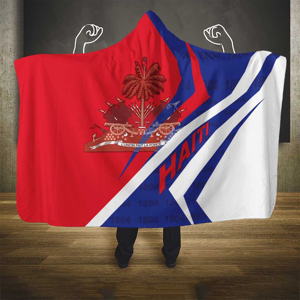Haiti 1804 Hooded Blanket Coat Of Arms Simple Style