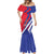 Personalised Haiti 1804 Mermaid Dress Coat Of Arms Simple Style LT05 - Wonder Print Shop