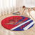 Haiti 1804 Round Carpet Coat Of Arms Simple Style