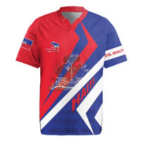 Personalised Haiti 1804 Rugby Jersey Coat Of Arms Simple Style LT05 - Wonder Print Shop