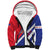 Personalised Haiti 1804 Sherpa Hoodie Coat Of Arms Simple Style LT05 - Wonder Print Shop