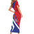Personalised Haiti 1804 Short Sleeve Bodycon Dress Coat Of Arms Simple Style LT05 - Wonder Print Shop
