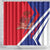 Haiti 1804 Shower Curtain Coat Of Arms Simple Style