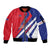 Personalised Haiti 1804 Sleeve Zip Bomber Jacket Coat Of Arms Simple Style LT05 - Wonder Print Shop