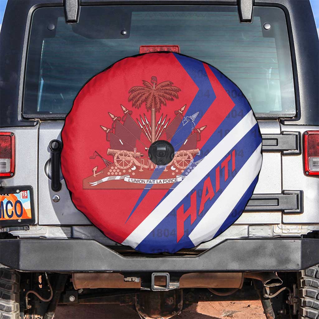 Haiti 1804 Spare Tire Cover Coat Of Arms Simple Style LT05 - Wonder Print Shop