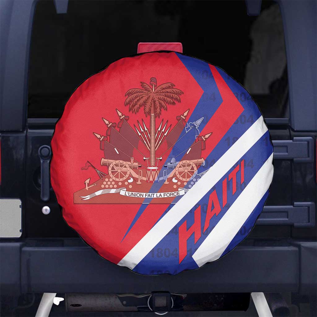 Haiti 1804 Spare Tire Cover Coat Of Arms Simple Style LT05 - Wonder Print Shop