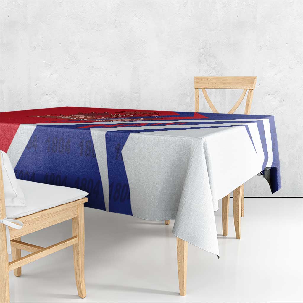 Haiti 1804 Tablecloth Coat Of Arms Simple Style LT05 - Wonder Print Shop