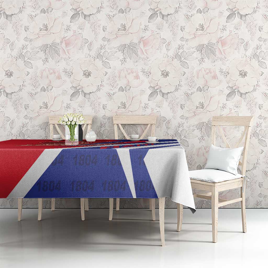 Haiti 1804 Tablecloth Coat Of Arms Simple Style LT05 - Wonder Print Shop