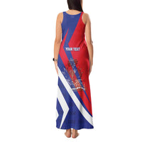 Personalised Haiti 1804 Tank Maxi Dress Coat Of Arms Simple Style LT05 - Wonder Print Shop