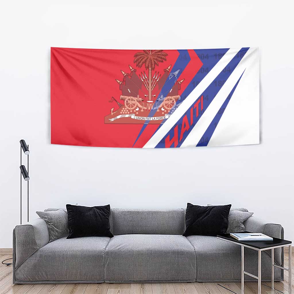 Haiti 1804 Tapestry Coat Of Arms Simple Style LT05 - Wonder Print Shop