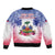 Personalised Haiti Independence Day Bomber Jacket Neg Maron Polynesian Style LT05 - Wonder Print Shop