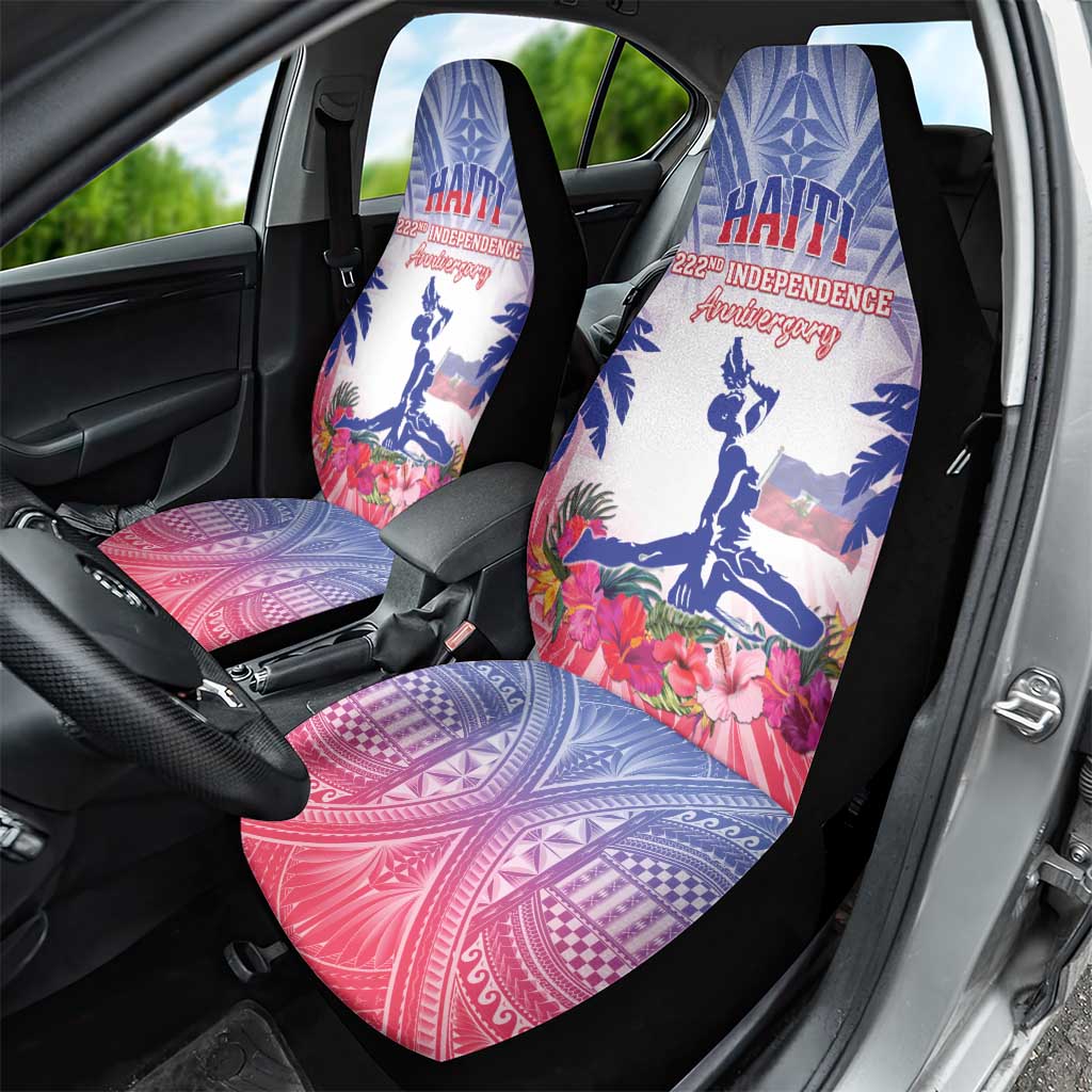 Haiti Independence Day Car Seat Cover Neg Maron Polynesian Style LT05