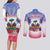Personalised Haiti Independence Day Couples Matching Long Sleeve Bodycon Dress and Long Sleeve Button Shirt Neg Maron Polynesian Style LT05 - Wonder Print Shop