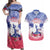 Personalised Haiti Independence Day Couples Matching Off Shoulder Maxi Dress and Hawaiian Shirt Neg Maron Polynesian Style LT05 - Wonder Print Shop