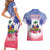 Personalised Haiti Independence Day Couples Matching Short Sleeve Bodycon Dress and Hawaiian Shirt Neg Maron Polynesian Style LT05 - Wonder Print Shop