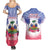 Personalised Haiti Independence Day Couples Matching Summer Maxi Dress and Hawaiian Shirt Neg Maron Polynesian Style LT05 - Wonder Print Shop