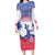Personalised Haiti Independence Day Family Matching Long Sleeve Bodycon Dress and Hawaiian Shirt Neg Maron Polynesian Style LT05 - Wonder Print Shop