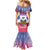 Personalised Haiti Independence Day Family Matching Mermaid Dress and Hawaiian Shirt Neg Maron Polynesian Style LT05 - Wonder Print Shop