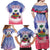 Personalised Haiti Independence Day Family Matching Off Shoulder Maxi Dress and Hawaiian Shirt Neg Maron Polynesian Style LT05 - Wonder Print Shop