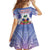 Personalised Haiti Independence Day Family Matching Off Shoulder Short Dress and Hawaiian Shirt Neg Maron Polynesian Style LT05 - Wonder Print Shop