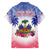 Personalised Haiti Independence Day Family Matching Short Sleeve Bodycon Dress and Hawaiian Shirt Neg Maron Polynesian Style LT05 - Wonder Print Shop