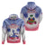 Personalised Haiti Independence Day Hoodie Neg Maron Polynesian Style LT05 - Wonder Print Shop