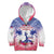 Personalised Haiti Independence Day Kid Hoodie Neg Maron Polynesian Style LT05 - Wonder Print Shop