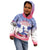 Personalised Haiti Independence Day Kid Hoodie Neg Maron Polynesian Style LT05 - Wonder Print Shop