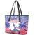 Haiti Independence Day Leather Tote Bag Neg Maron Polynesian Style LT05 - Wonder Print Shop