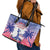 Haiti Independence Day Leather Tote Bag Neg Maron Polynesian Style LT05 - Wonder Print Shop