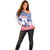 Personalised Haiti Independence Day Off Shoulder Sweater Neg Maron Polynesian Style LT05 - Wonder Print Shop