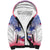 Personalised Haiti Independence Day Sherpa Hoodie Neg Maron Polynesian Style LT05 - Wonder Print Shop