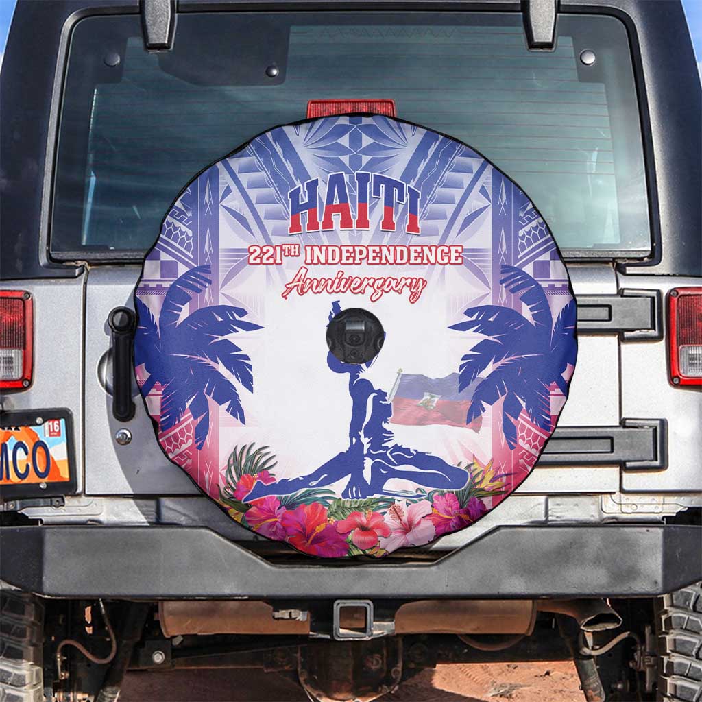 Haiti Independence Day Spare Tire Cover Neg Maron Polynesian Style LT05 - Wonder Print Shop