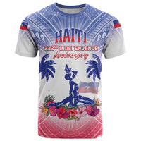 Personalised Haiti Independence Day T Shirt Neg Maron Polynesian Style LT05