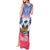 Personalised Haiti Independence Day Tank Maxi Dress Neg Maron Polynesian Style LT05 - Wonder Print Shop